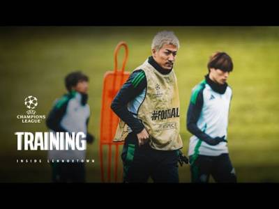 Celtic Training | Inside Lennoxtown as the Celts prepare for RB Leipzig Champions League clash!