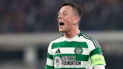 Celtic captain Callum McGregor top of Champions League list Celtic captain Callum McGregor top of Champions League list