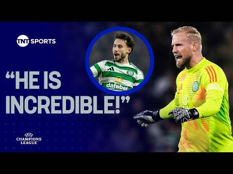 Kasper Schmeichel heaps praise on Nicolas KÃ¼hn after his brace against RB Leipzig ðŸ€ #UCL