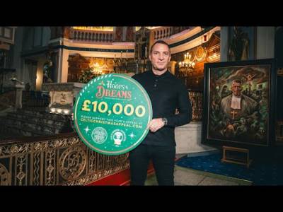 Celtic FC Foundation Christmas Appeal kicks-off with donation of Â£10K from Celtic FC!