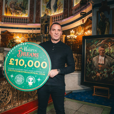 Foundation Christmas Appeal kicks-off with donation of Â£10K from Celtic FC