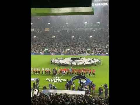 THE #UCL ANTHEM AT PARADISE! ðŸ’š CELTIC PARK SHAKING ON CHAMPIONS LEAGUE NIGHT! ðŸ¤¯ #celticfc #shorts