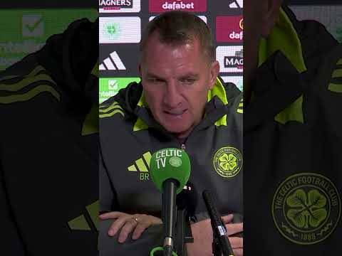 Brendan Rodgers ðŸ—£”Celtic Park was built for performances and nights like that!” #shorts