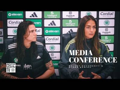 Celtic FC Women Media Conference I Elena Sadiku & Kelsey Daugherty I Sky Sports Cup (08/11/24)