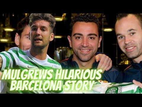 Charlie Mulgrew Talking About Barcelona Dressing Room after Celtic Beating Them at Celtic Park!