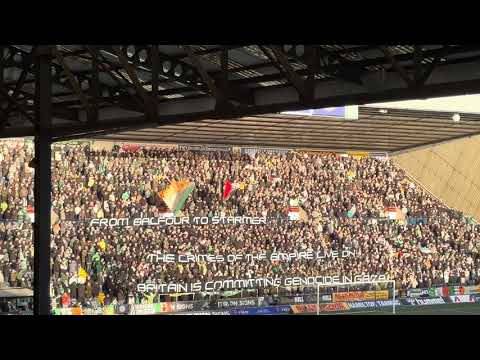 Celtic fans disrupt minute’s silence for Remembrance Sunday