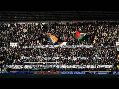 Celtic Fans Protest Remembrance Sunday Against Kilmarnock