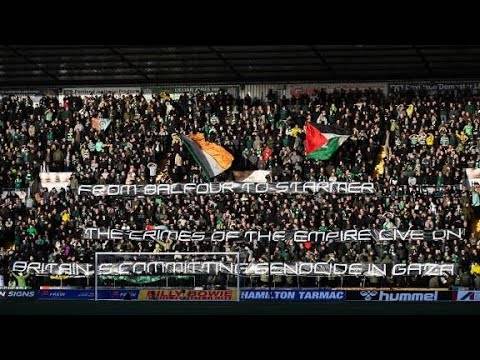 Celtic Fans Protest Remembrance Sunday Against Kilmarnock