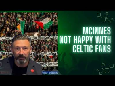 Derek Mcinnes Not with the Celtic Fans!