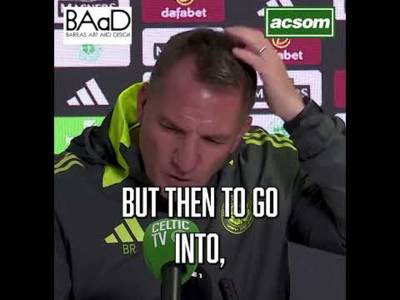 ðŸŽ™ï¸ Great to hear that BRENDAN RODGERS is still tuning into ACSOM #celtic #celticfc