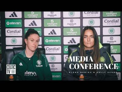 Full Celtic FC Women Media Conference | Elena Sadiku & Kelly Clark | UWCL Preview (12/11/24)