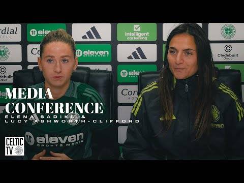 Celtic FC Women Media Conference | Elena Sadiku & Lucy Ashworth-Clifford preview Rangers (15/11/24)
