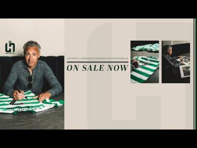 Henrik Larsson signed memorabilia: get yours now