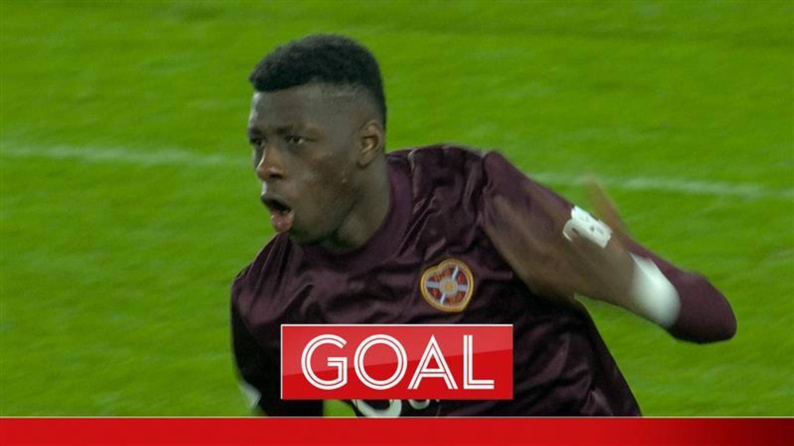 ‘A little too late?’ &ndash; Drammeh pulls one back for Hearts!