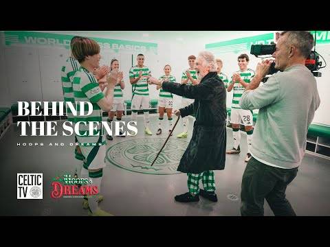 Behind-the-Scenes of 2024 Celtic Christmas Film | Hoops and Dreams