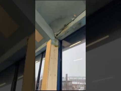The Rangers stadium is falling down