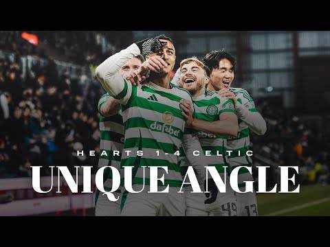Unique Angle | Hearts 1-4 Celtic | Goals from KÃ¼hn, Kyogo & an Idah double earn all 3 points!
