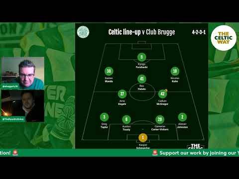 Celtic vs Club Brugge line-up REACTION: Rodgers goes with Engels as Taylor & Trusty start in defence