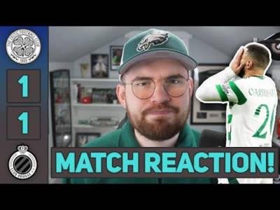 NEARLY A RIDDY! | Celtic 1-1 Club Brugge | MATCH REACTION!