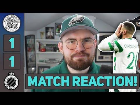 NEARLY A RIDDY! | Celtic 1-1 Club Brugge | MATCH REACTION!