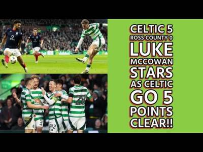 CELTIC 5 Ross County 0: CELTIC 6 Changes But Still Thrash The Staggies!!