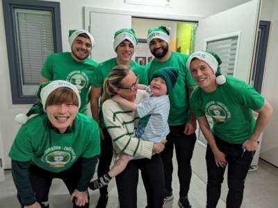 Celtic brings Christmas cheer to Glasgow Childrenâ€™s Hospital