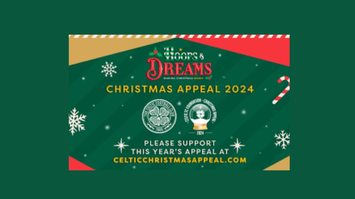 Celtic Brings Christmas Cheer to Glasgow Childrenâ€™s Hospital and delivers Â£10,000 donation.