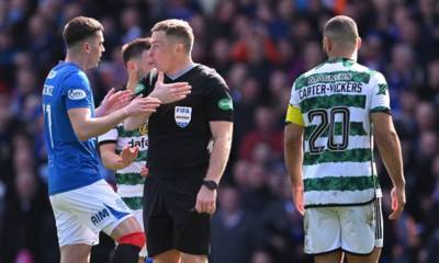 Handshakes all round â€“ Scottish FA gives Beaton Hampden whistle, Alan Muir is VAR