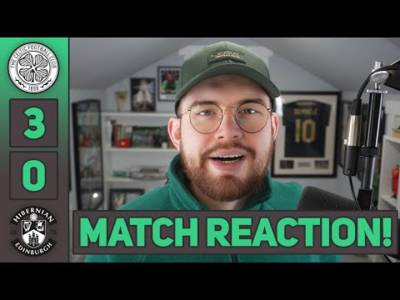 KASPER SCHMEICHEL GOAT! | Celtic 3-0 Hibs | MATCH REACTION!