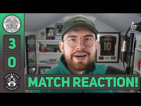 KASPER SCHMEICHEL GOAT! | Celtic 3-0 Hibs | MATCH REACTION!