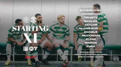 Teamâ€™s Up â€“ Brendan makes five changes for Celtic v Hibs