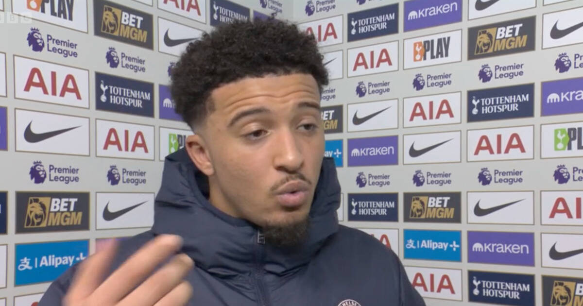 Jadon Sancho ‘brutally exposes’ Angeball with one savage admission as ruthless Chelsea preyed on Postecoglou