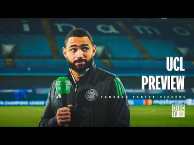 Celtic TV Exclusive | Cameron Carter-Vickers previews Dinamo clash in Champions League (9/12/24)