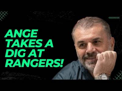 Ange Postecoglou Takes a Dig at Rangers! | on His Return to Ibrox