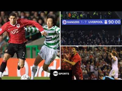 ICONIC Battle of Britain games between English & Scottish clubs ft. Rangers, Man United, Liverpool ðŸ”¥