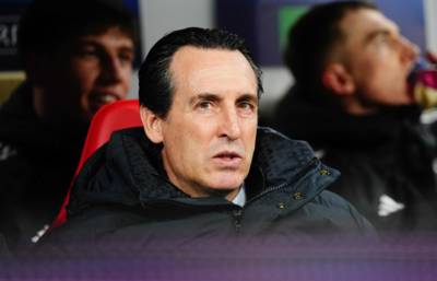 Unai Emery with ‘motivated’ Celtic message, as he changes Aston Villa’s Champions League target