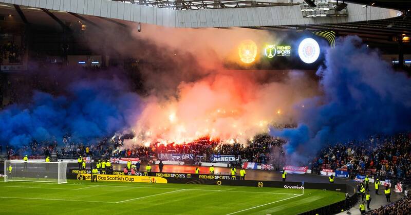 SPFL issue Rangers and Celtic warning over Premier Sports final pyro use as ‘criminal charges’ await guilty fans
