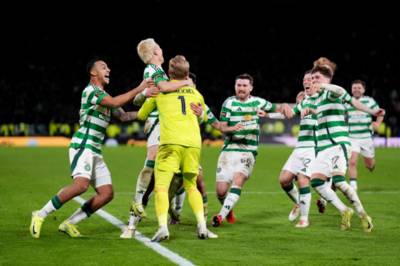 Celtic 3 Rangers 3 (5-4 pens): Daizen Maeda spot kick seals classic cup final triumph