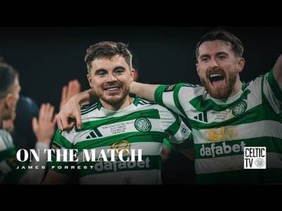 James Forrest On The Match | Celtic beat Rangers on Penalties to win the Scottish League Cup!