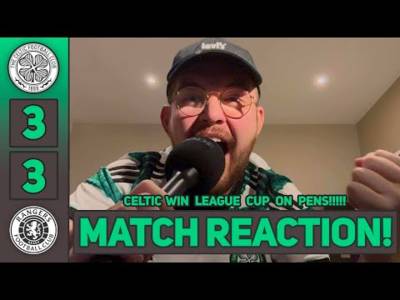 Sorry to Get Yer Hopes Up Lads! | Celtic Win the League Cup Against Rangers! | Match Reaction!
