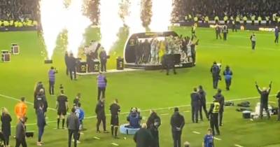 Watch epic Celtic trophy celebrations from the front lines as heartbroken Rangers can only bear it for so long