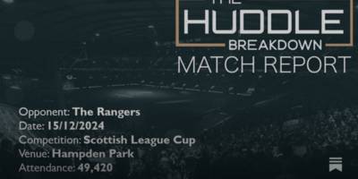 Celtic 3, The Rangers 3 (Celtic win 5-4 on penalties) – 15th December, 2024