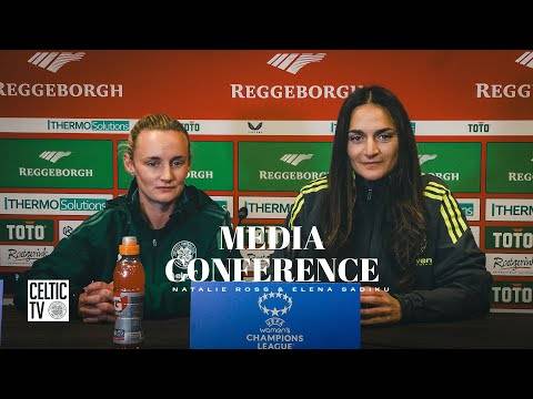 Celtic FC Women Media Conference | Natalie Ross & Elena Sadiku on FC Twente challenge (16/12/24)