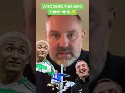 Ohh KRIS BOYD IS NOT HAPPY ðŸ˜†ðŸ˜†ðŸ˜†ðŸ˜† BECAUSE CELTIC WON THE CUP #RAGING #KRISBOYD #RANGERS