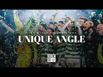 Unique Angle | On the Pitch after Celtic’s penalty shootout victory over Rangers in League Cup Final