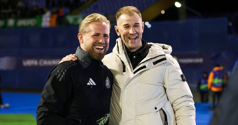 Kasper Schmeichel’s new Celtic song tells you what the fans are thinking as 40ft banner showed him shoes he had to fill