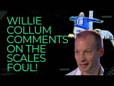 Willie Collum Talks About the Cup Final Scales Foul | Ibrox Meltdown Will Go to Another Level Now ðŸ˜†