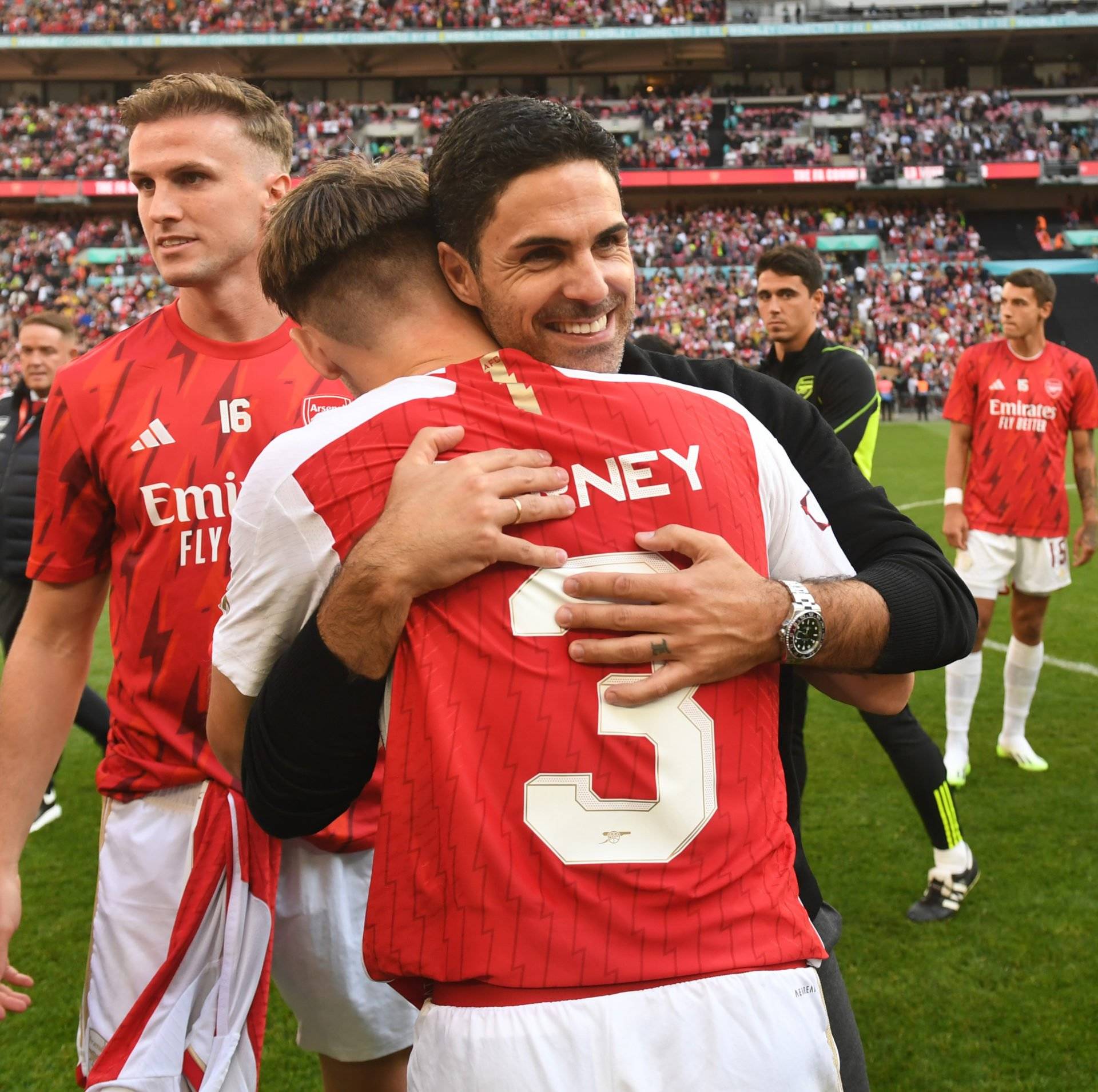 ‘At the moment...’ Mikel Arteta breaks silence on Kieran Tierney Arsenal future as Celtic made to sweat