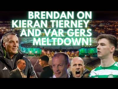 Brendan Rodgers on Kieran Tierney Celtic Return! | His Reaction to Var and Cup Final