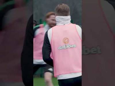 â˜” Watch as the Bhoys train in the rain at LXT! #shorts